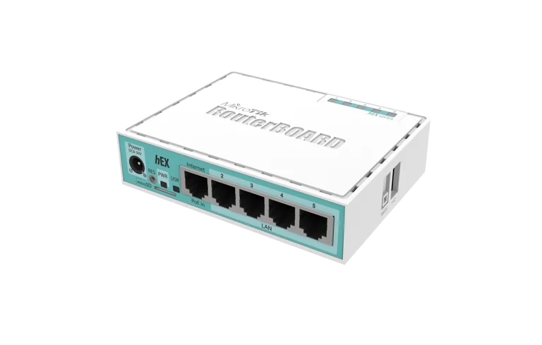 Mikrotik RB750GR3 Router de 4 Puertos Gigabit hEX
