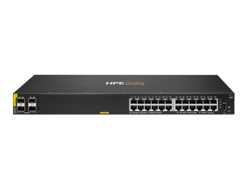 Aruba 6100 24G CL4 4SFP+ Swch