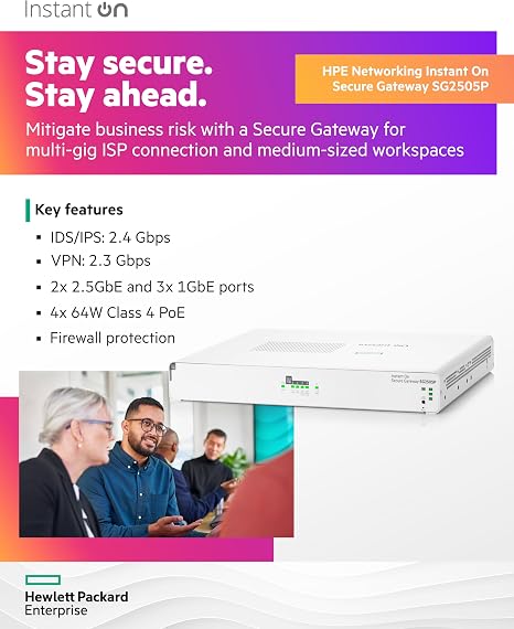 HPE Gateway SG2505P 5-Port SmartR 2 ION