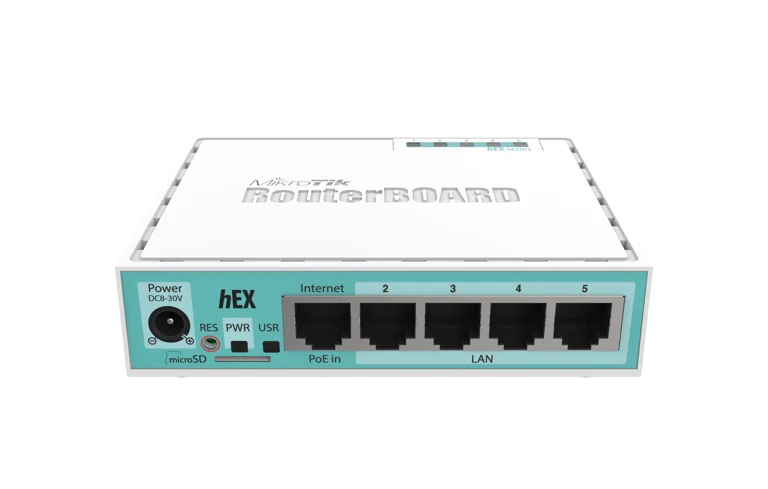 Mikrotik RB750GR3 Router de 4 Puertos Gigabit hEX
