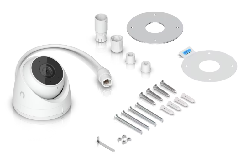 Cámara UniFi UVC G5 Turret Ultra para exterior IP66, 4MP con visión nocturna y micrófono incorporado