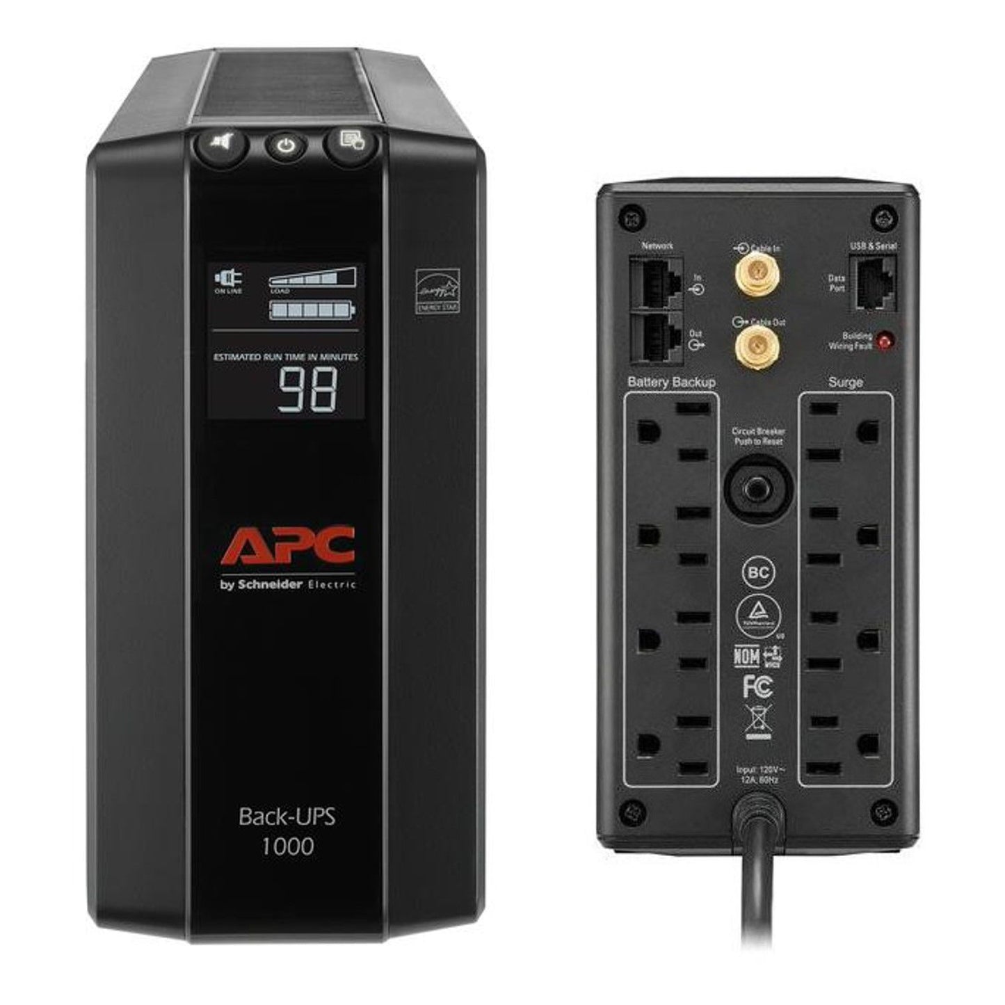 UPS APC BACK-UPS SB 1000VA 8OUT 120V60HZ