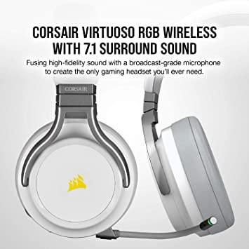 CORSAIR HEADSET VIRTUOSO WIRELESS WHITE