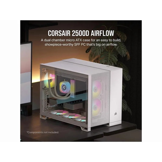 CORSAIR CASE 2500D AIRFLOW WHITE
