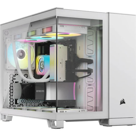 CORSAIR CASE 2500X TEMPERED WHITE