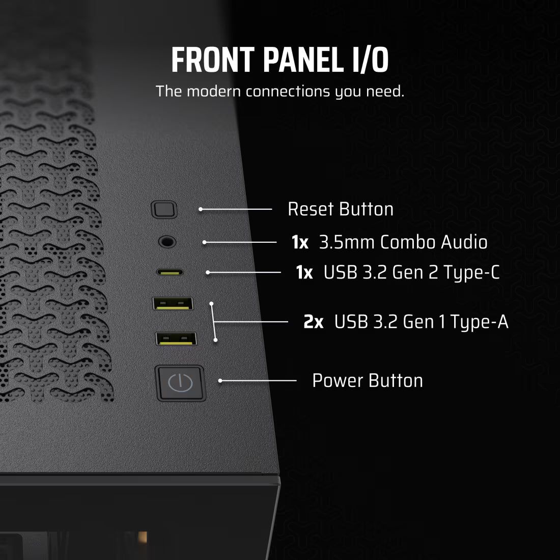 CORSAIR CASE 3500X RGB BLACK