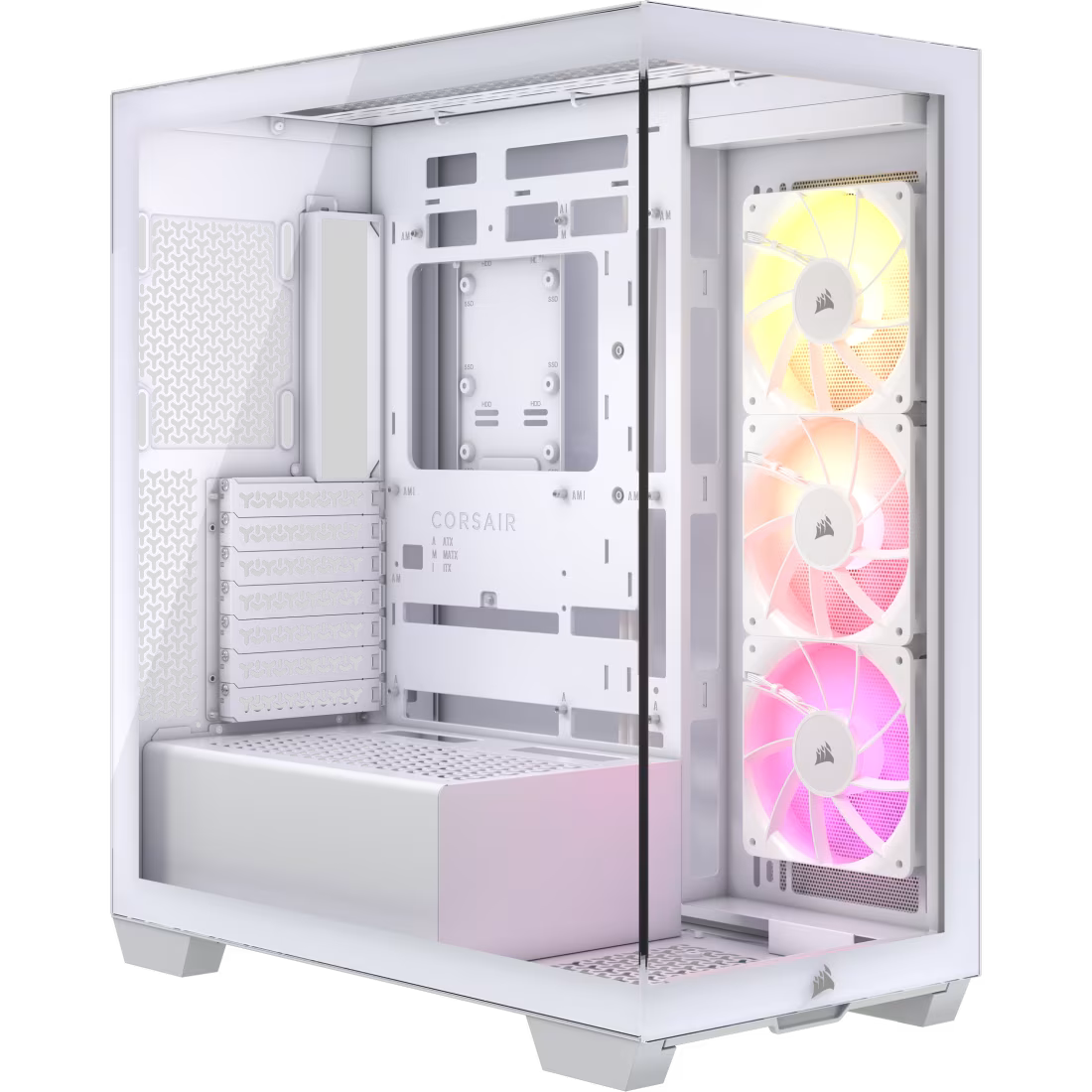 CORSAIR CASE 3500X RGB WHITE