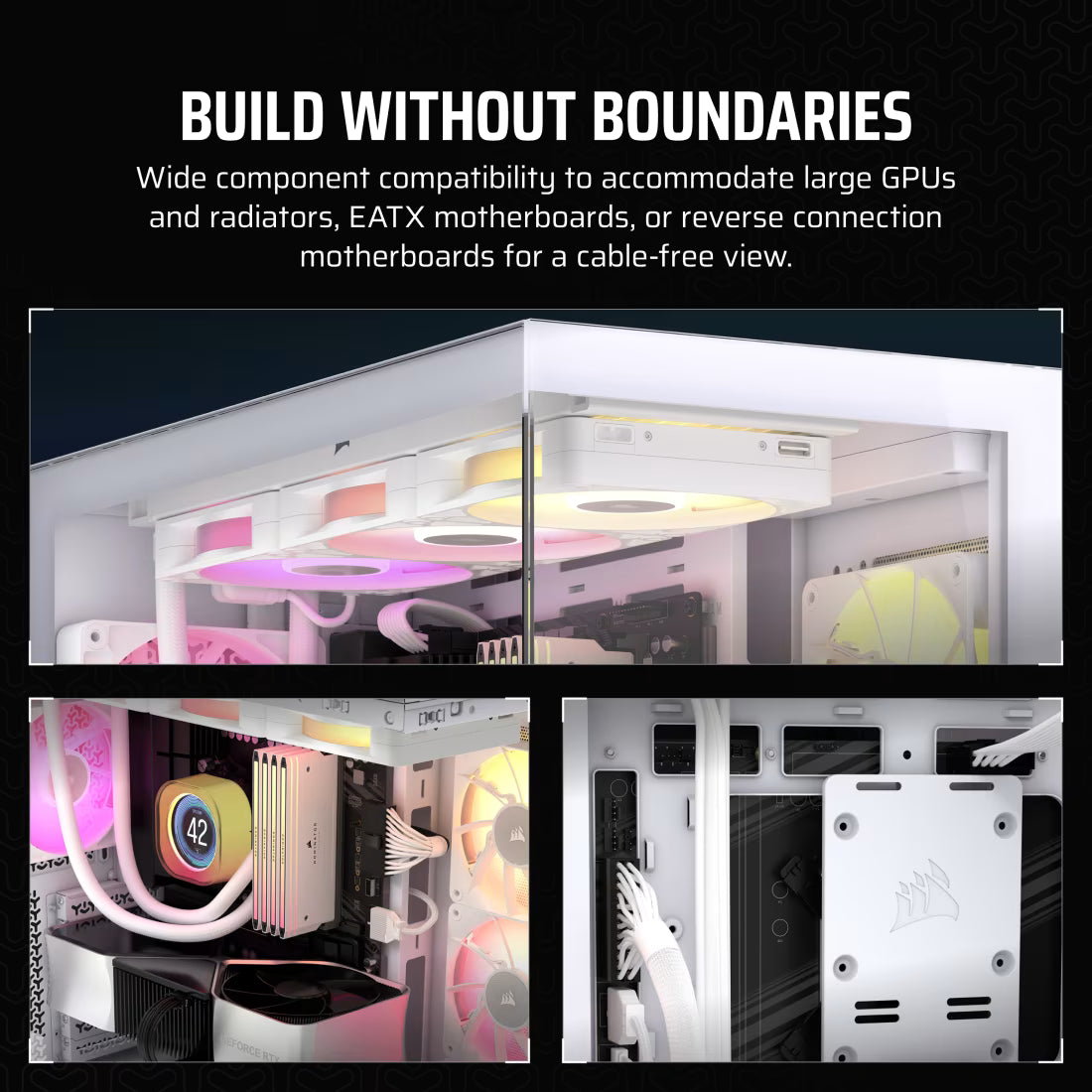 CORSAIR CASE 3500X RGB WHITE