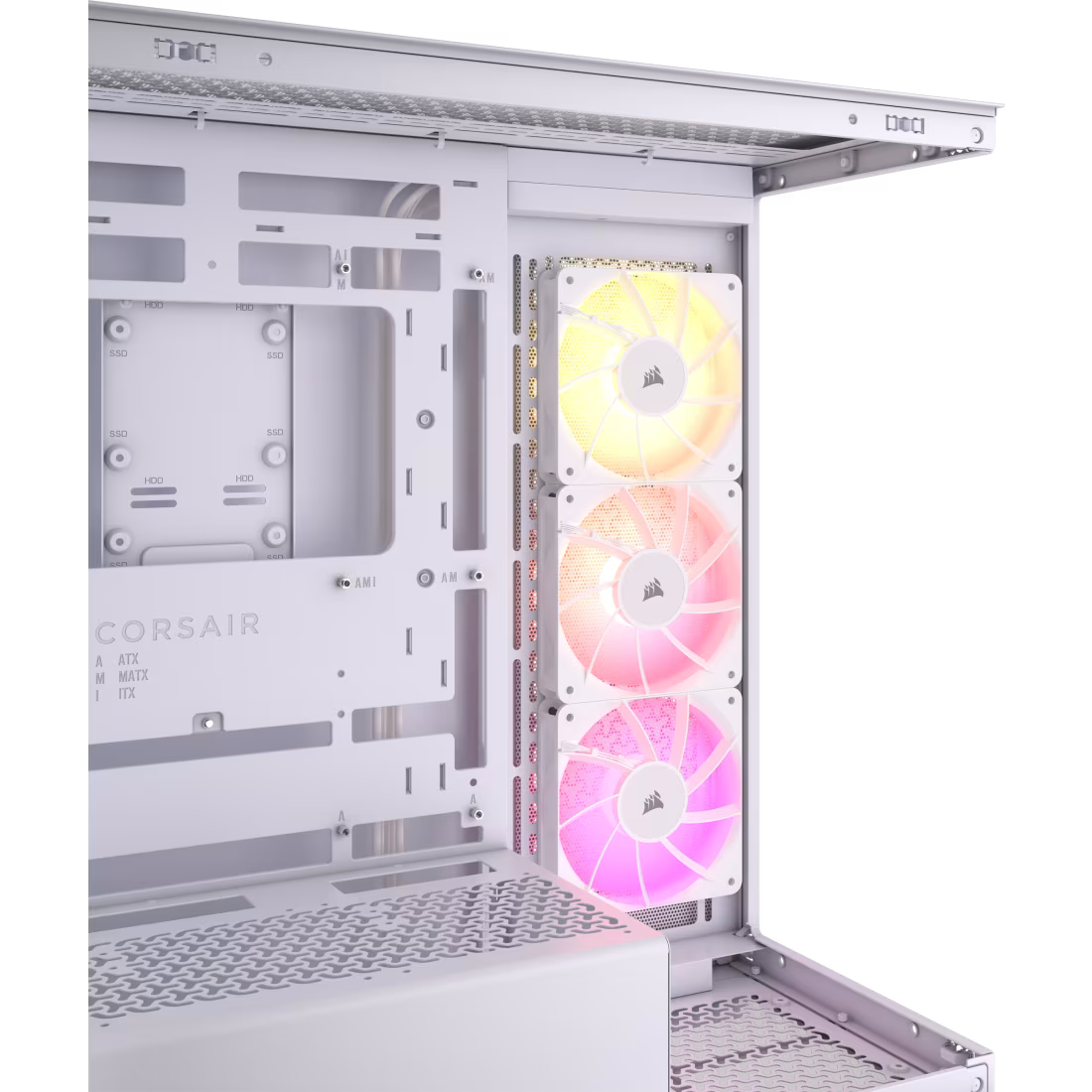 CORSAIR CASE 3500X RGB WHITE