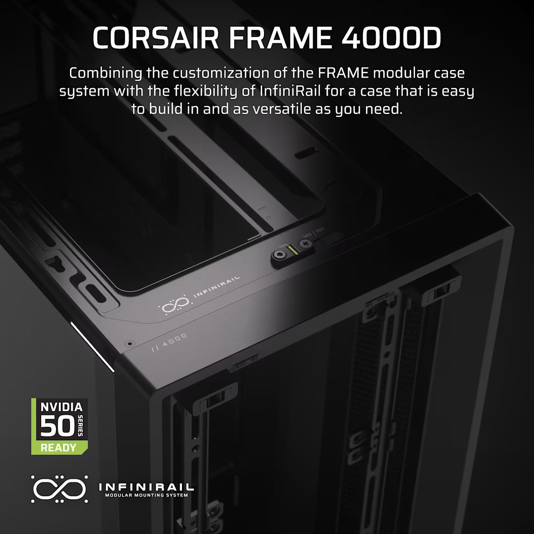 CORSAIR CASE 4000D FRAME BLACK