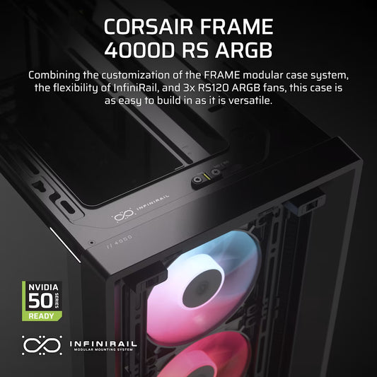 CORSAIR CASE 4000D RS ARGB BLACK