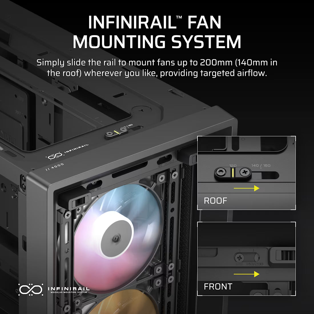 CORSAIR CASE 4000D RS ARGB BLACK
