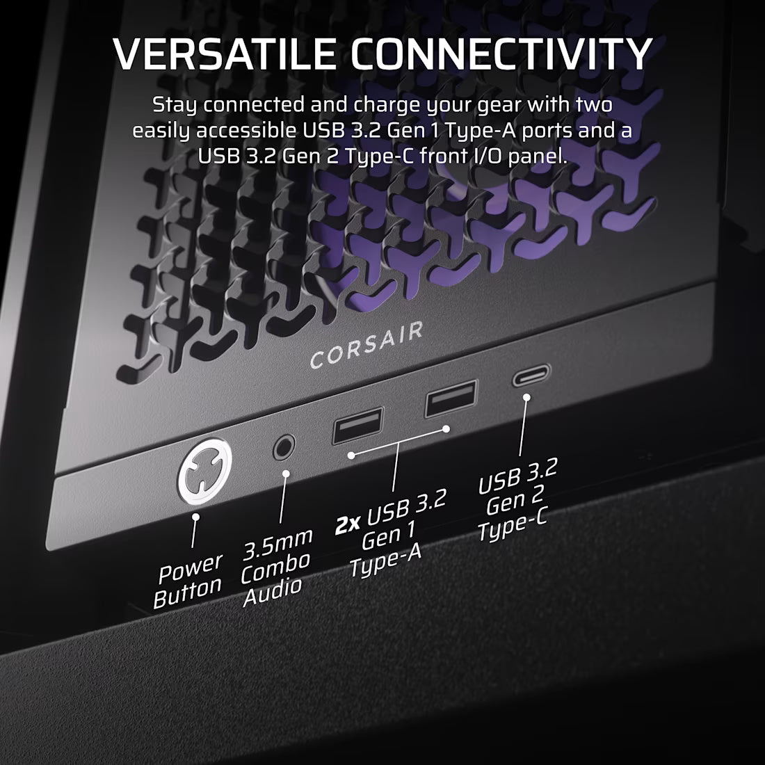 CORSAIR CASE 4000D RS ARGB BLACK