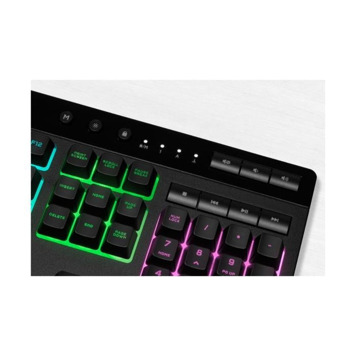 Teclado De Membrana CORSAIR Modelo K55 CORE RGB Conexion USB-A