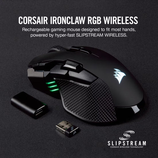 CORSAIR MOUSE IRONCLAW RGB WIRELESS