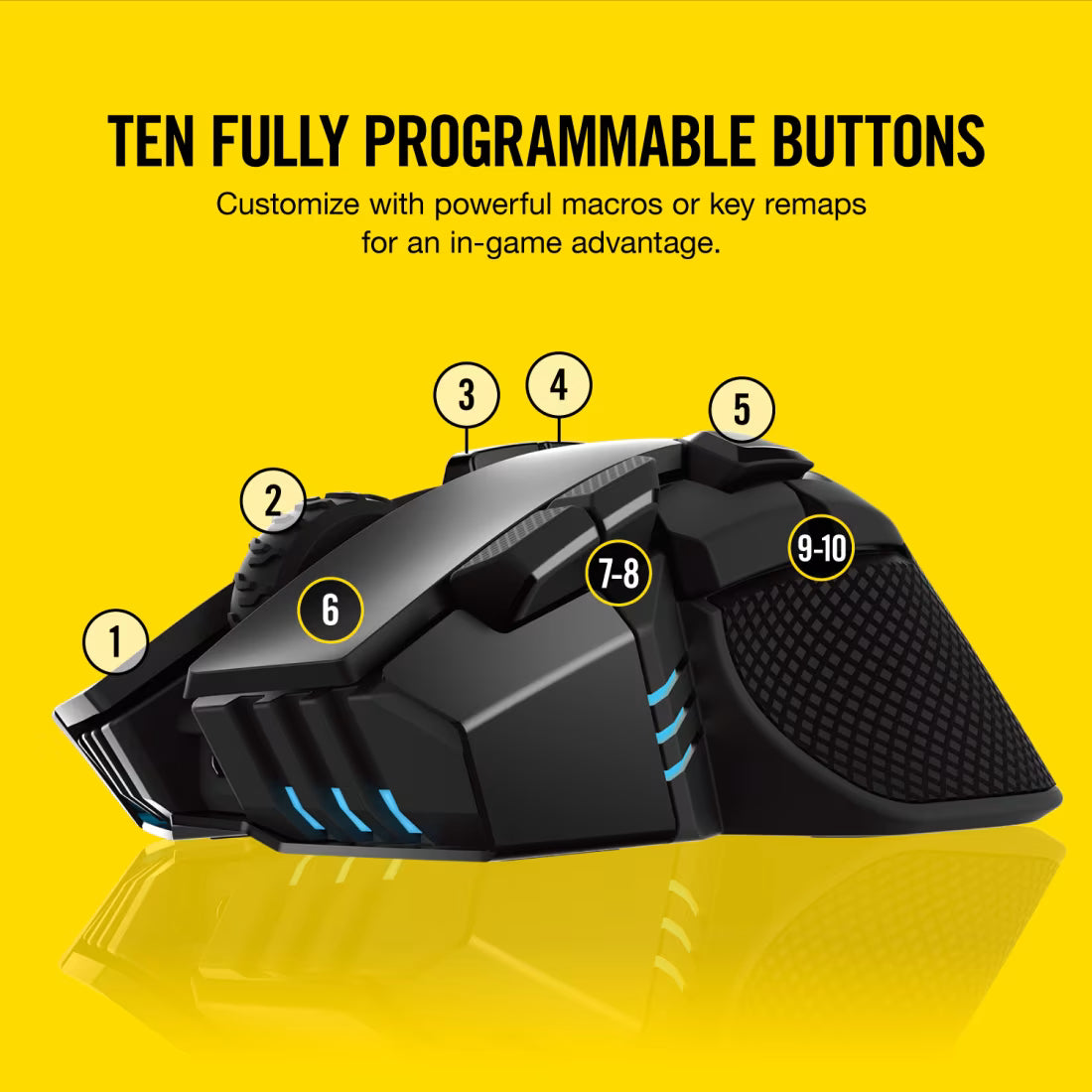 CORSAIR MOUSE IRONCLAW RGB WIRELESS
