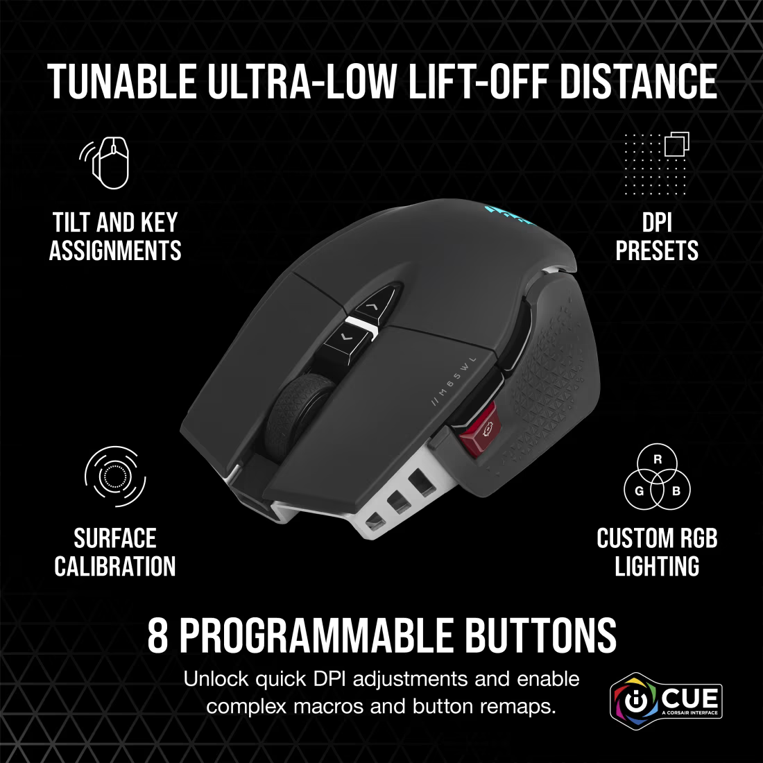 CORSAIR MOUSE M65 RGB ULTRA WIRELESS