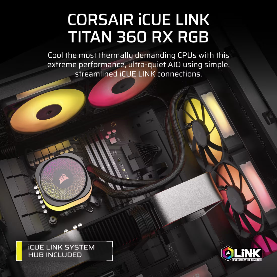 CORSAIR WATERCOOLING ICUE LINK TITAN 360