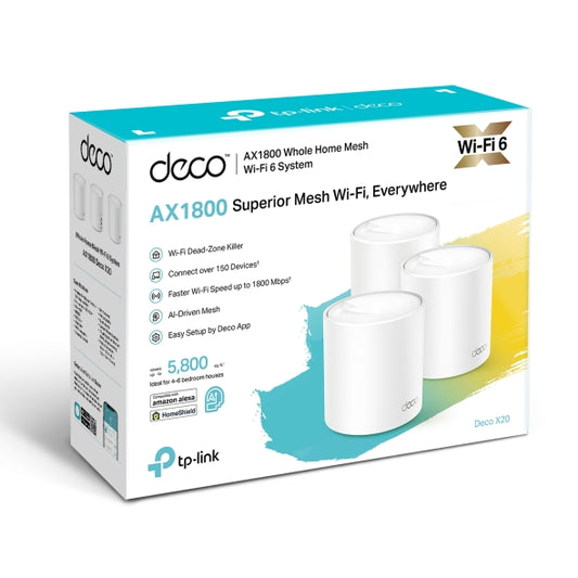 HOME WIFI 6 SYSTEM TP-LINK AX1800 3PK