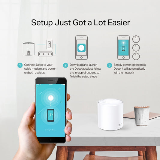 DECO TP-LINK AX1800 MESH WI FI 6 3PACK