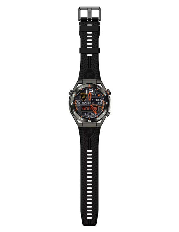 Reloj Inteligente Lambo Smartwatch Aventador V12 GT, Color Negro - LB-SW-V12GTN
