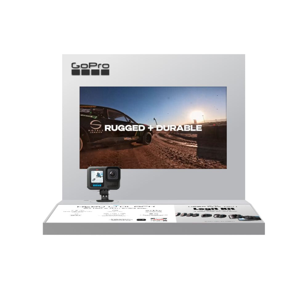 DISPLAY METAL COUNTER TOP MINI POP GOPRO