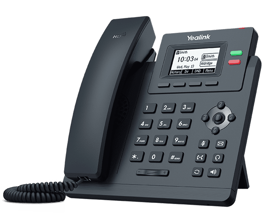 IP PHONE YEALINK 2SIP 2LINE 10/100 POE
