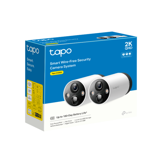 TAPO SMART CAMERA SYSTEM C420S2 2PACK