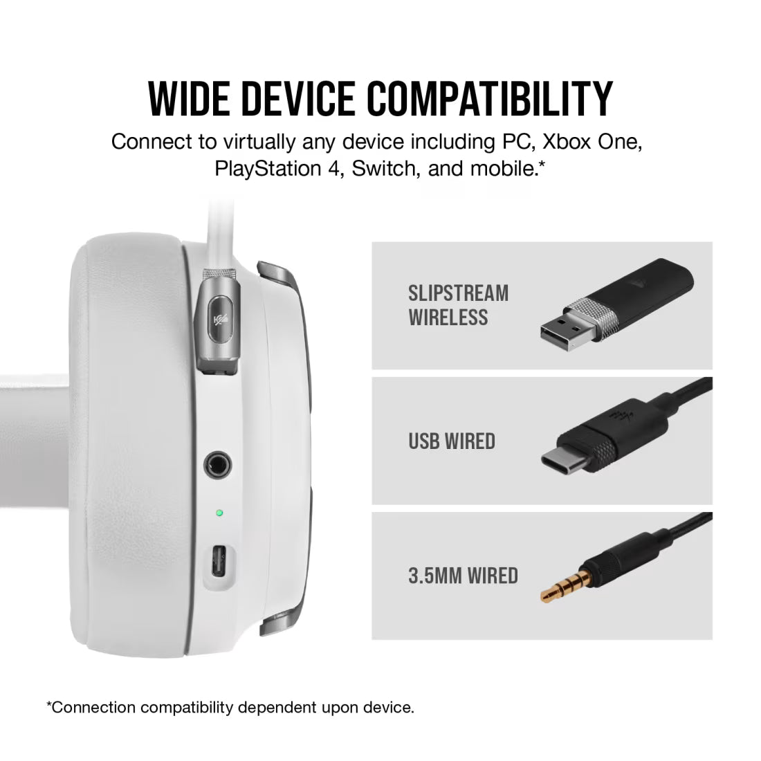 CORSAIR HEADSET VIRTUOSO WIRELESS WHITE CA-9011186-N